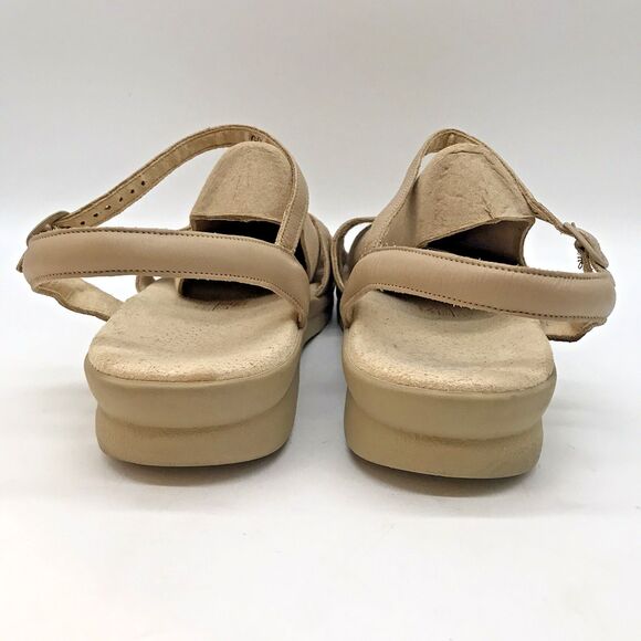 SAS Duo Quarter Strap Leather Sandal Women's 11WW Warm Stone Tripad Comfort Shoe - Picture 4 of 12